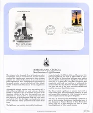 First Day Cover, Postal Commemorative Society 2003 Southeastern Lighthouses 3790