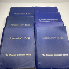 Tennessee Genealogy Magazine Ansearchin' News 1978-1984 Spring-Winter Issues