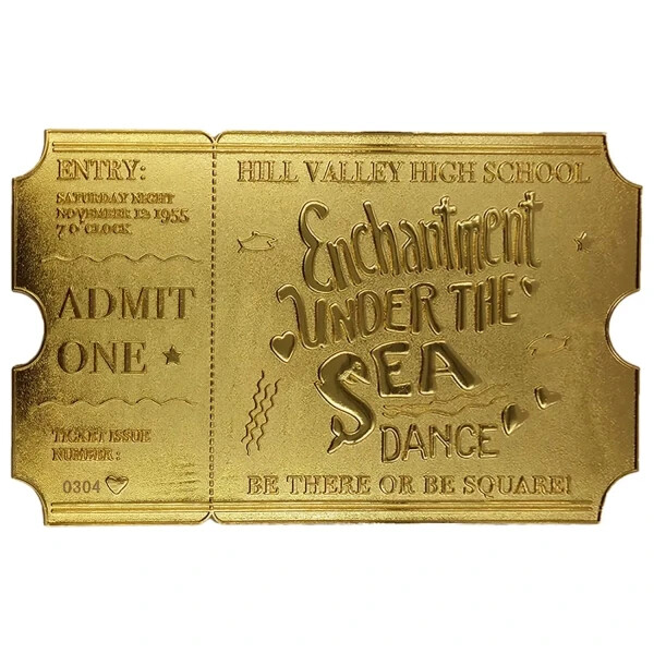 Back To The Future 24K Gold Plated Enchantment Under The Sea Dance