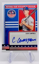 2023 USA Stars & Stripes Cash Campbell National Team Development Auto #NTDP-CC