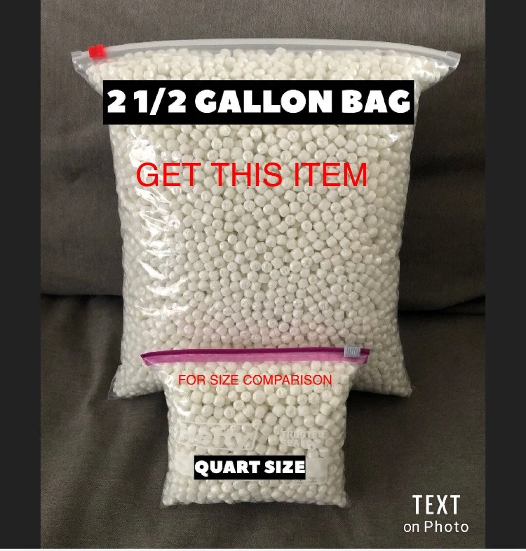 Bean Bag Refill Stuffing Filler Bead Foam Balls 1 2 Inch SQUISHY 2