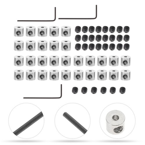 3 juegos de respaldos de pasador de bloqueo para boquilla divisorra de tapa de llave accesorios de metal - Imagen 4 de 12