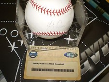 MELKY CABRERA AUTOGRAPHED MAJOR LEAGUE BALL  STEINER COA