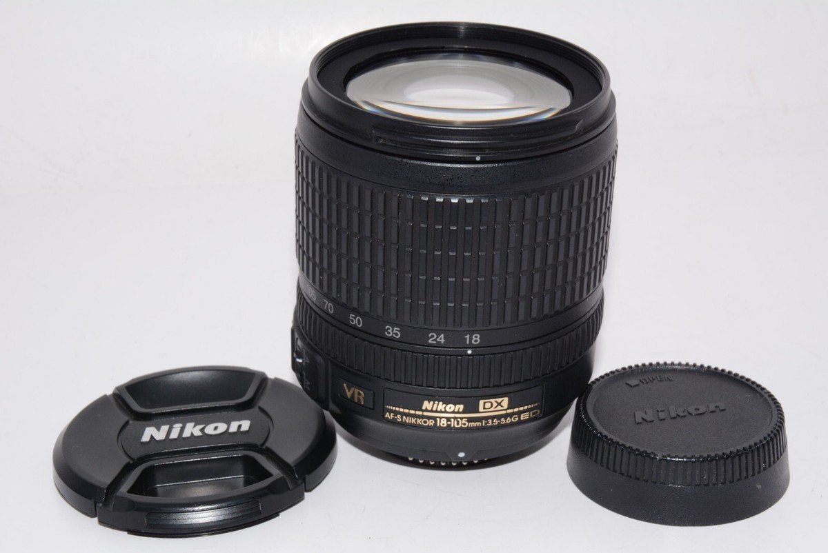 N.MINT] NIKON DX AF-S NIKKOR 18-105mm 3.5-5.6G ED LENS From JAPAN