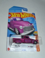 HOT WHEELS 2022 HW HOT TRUCKS 9/10 - LA TROCA METALLIC PINK