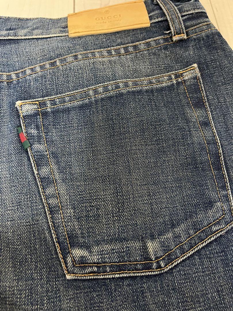 Excellent Used Gucci Denim Jeans Authentic XL Rare Tom Ford