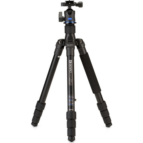 Benro FVY28AIH1 Velocity Series 2 Aluminum Tripod - Max Load 17.6 lb (8 kg) - Picture 1 of 3