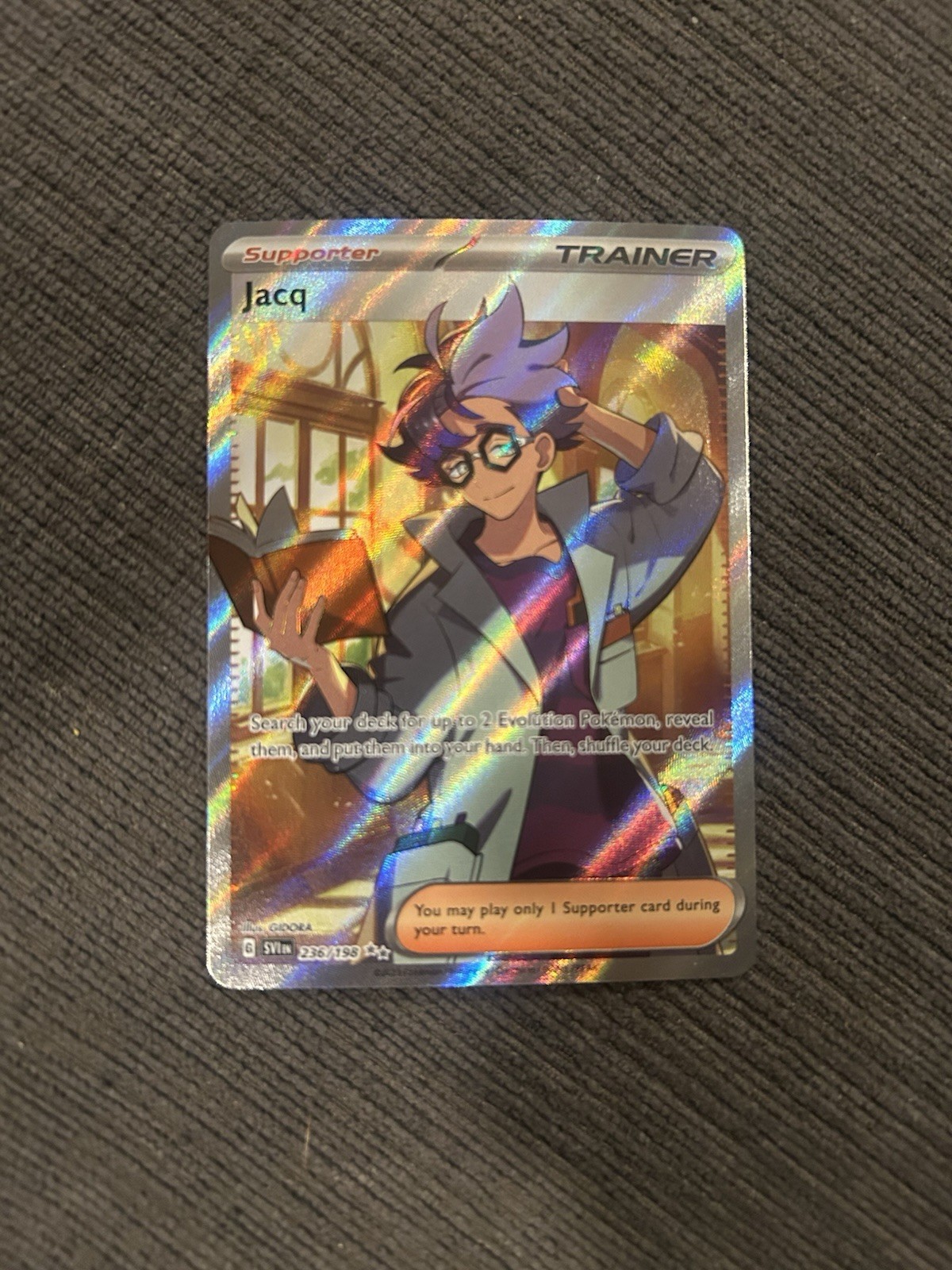 Pokémon TCG Jacq Card 236/198 Scarlet & Violet 2023 NM Condition