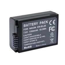 1350mAh Replacement Battery for Nikon EN-EL25 Camera Z30 ZFC Z50 Fast Delivery