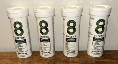8 Greens Original 10 Tabs, Set of 4, Expires 1/2028