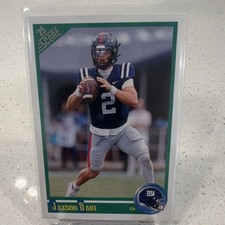 Panini 2025 Score Jaxson Dart Anniversary Rookie Insert #9 New York Giants