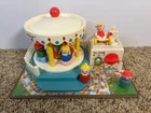 Vintage Fisher-Price Little People Play Family Merry-Go-Round #111