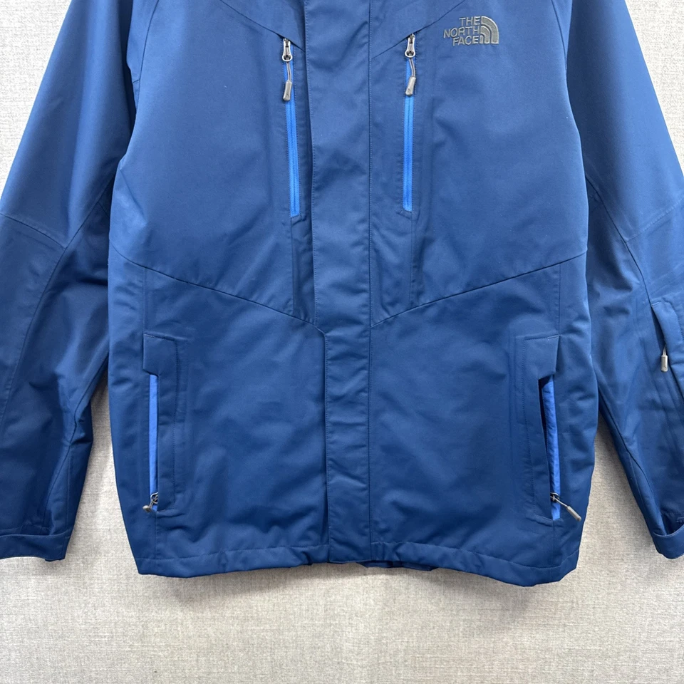 Куртка мужская North Face большая синяя подкладка Hyvent Flashdry на молнии лыжное шоу с капюшоном - Изображение 4 из 4