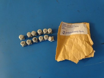 Philips Medical Vascular Push Button Keycaps Set 4522-126-3921.2 Set Drukknoppen