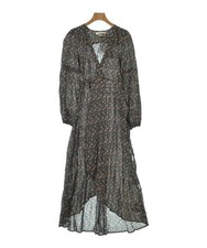 Christy Dawn Dresses BlackxPinkxGreen(Flower Pattern) S 2200631204497