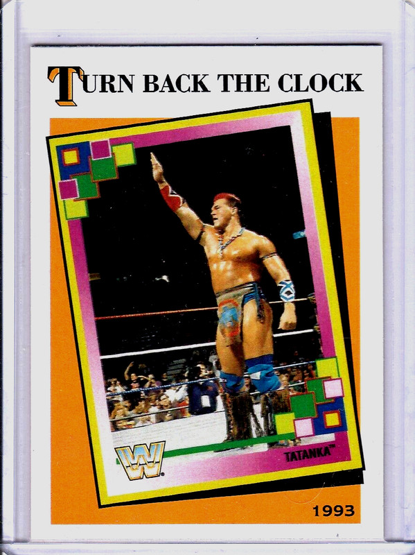 2016 Topps Heritage WWE Turn Back the Clock #9 Tatanka