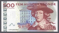 Sweden 2001 500 Kronor P 66a ++aUNC/UNC-