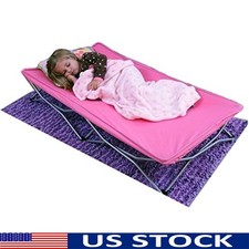 Portable Folding Cot Kids Durable Travel Bed Convenient Nap Sleep Solution New