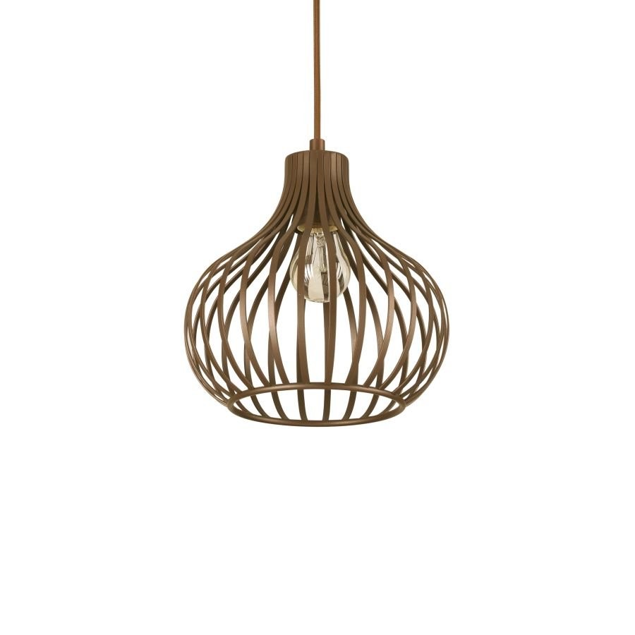 Ideal Lux Onion SP1 D23: La Luce che Crea Casa | Sospensione Marrone