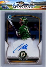 2023 Bowman Chrome #CPA-CEL Clark Elliott Prospect Autographs