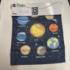Kohls Science Planets Decorative Banner, 15x17x.47   Blue Banner Rope Hanging