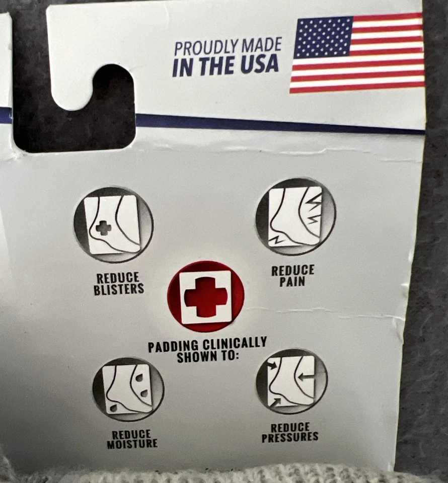 Thorlos Unisex Extreme Cold Over Calf Socks Medium Fits Shoe Sz. 5.5-8.5 Lt Gray - Image 4 of 4