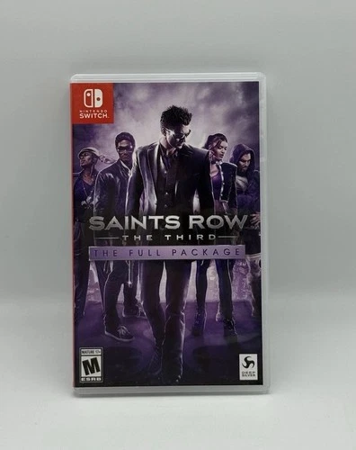 Saints Row the Third the Full Package Game Cartridge Nintendo Switch