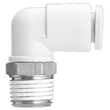 2pk SMC CORPORATION KQ2L06-02NS Elbow Fitting,Male,for 6mm tube,1/4PT port