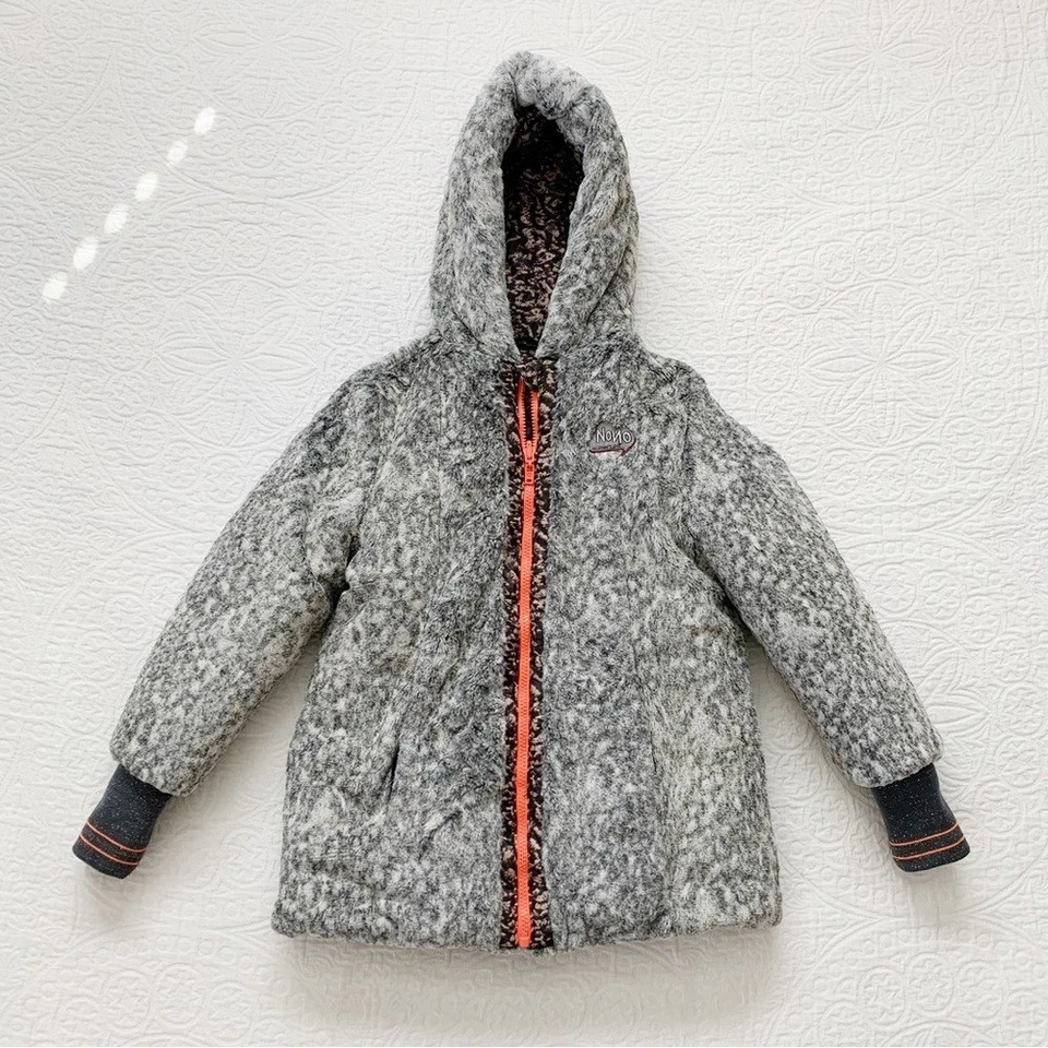 Chaqueta aislante reversible de piel sintética para niñas Nono (talla 9-10) Foto 2 de 4