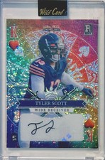 2023 Wild Card 5 CD Stacked Deck Tyler Scott RC Auto 1/1 Rainbow Sparkle