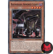 Yugioh Ragnaraika Armored Lizard LEDE-EN015 Common 1st Edition NM