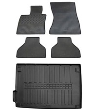 Gummi Fußmatten Kofferraumwanne für BMW X5 2006-2018 E70 F15 Gummimatten Set