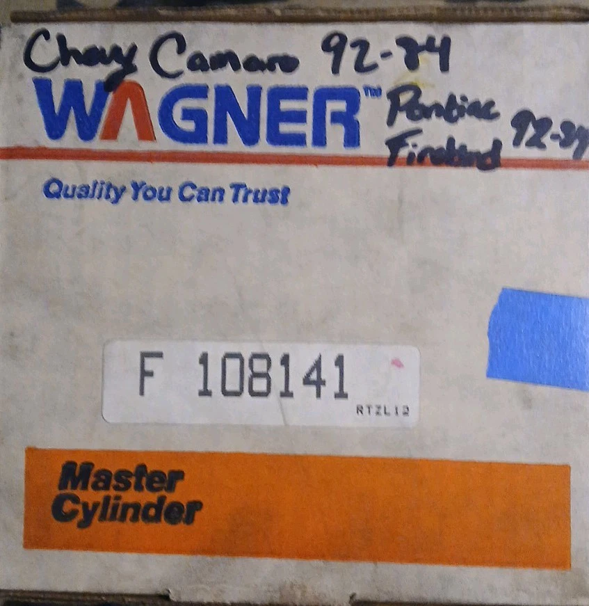 NOS Master 气缸 - Wagner F108141 - 1984 - 1992 雪佛兰科迈罗 / 庞蒂亚克 Firebird — 第 4/4 张图片