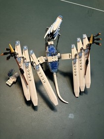Retired LEGO NINJAGO Lot: Fangpyre Mech (9455) + Ice Dragon (2260) Sold as-is 