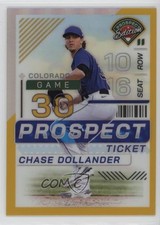 2024 Panini Prospect Edition Gold Prizm 8/10 Chase Dollander #24 0ce5