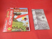 Pac-Man 2 The New Adventures Sega Genesis EMPTY Outer Box Manual no game/tray