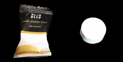 #ad #ad 50 500 Pcs 100% Viscose Fiber Compressed Towel Tablets Vegan Biodegradable $30.99