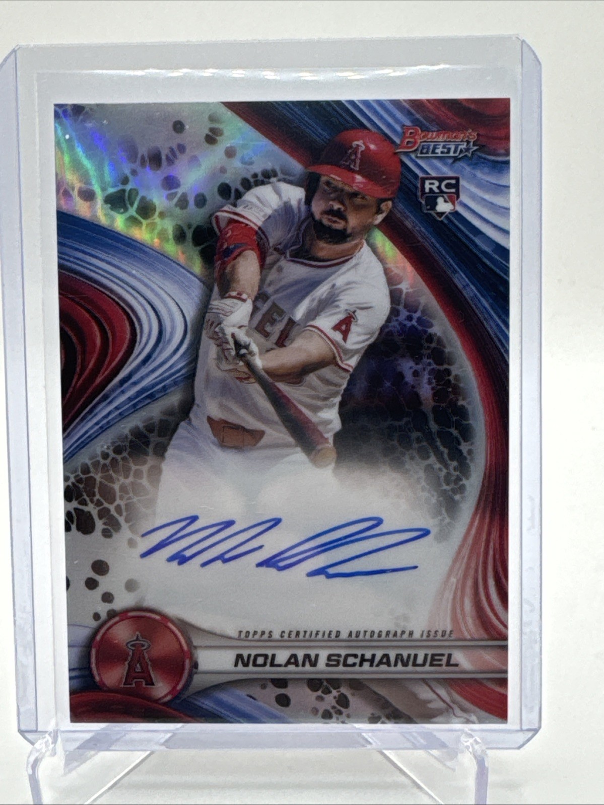 2024 Bowman's Best - Best of 2024 Autographs Nolan Schanuel Refractor (AU, RC)