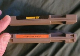 Solomon's Key - Dungeon Magic : Sword of the Elements - NES - Tested and Working