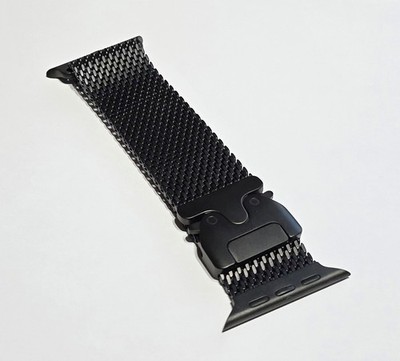 Unused OEM Apple Watch 49mm SMALL Black MILANESE LOOP Band MXKF3AM/A in Bulk Pkg