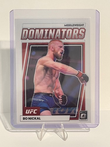 Bo Nickal #25 2023 Panini Donruss Optic UFC Dominators card