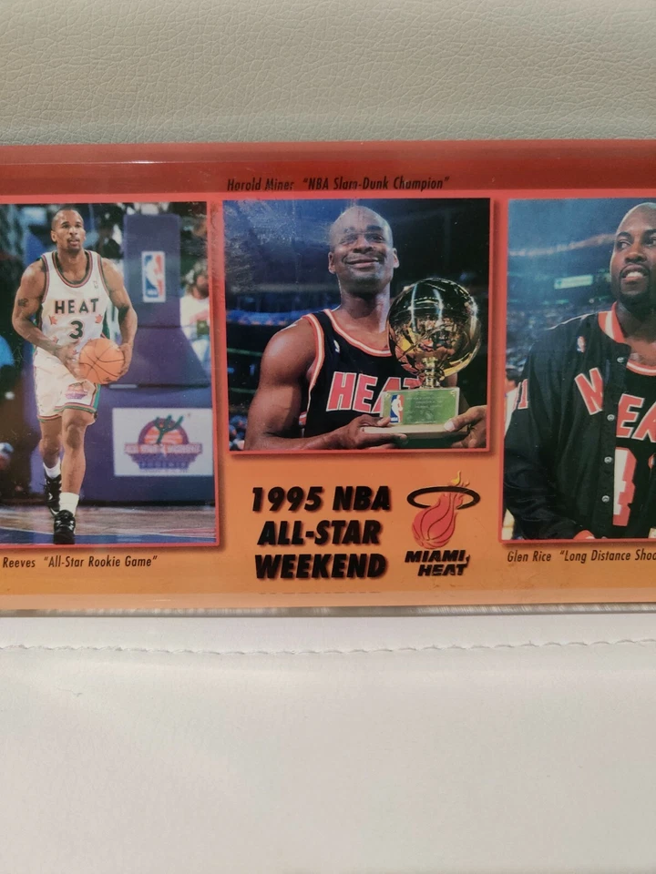 Винтажная табличка 1995 NBA All Star Weekend Miami Heat Awards  - Изображение 2 из 3