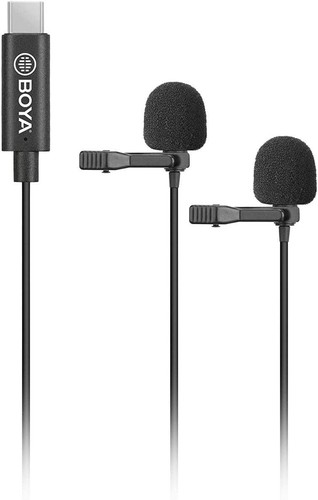 BOYA BY-M3D Digital Dual-head USB Type-C Lavalier Microphones - 第 3/11 張圖片