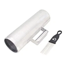 Stainless Steel Guiro 12" * 4" Percussion Instrument Musical Training Tool wi...