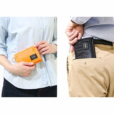 Portefeuille PORTER CAPSULE Tri Fold Noir - Fabriqué Au Japon, Neuf Avec étiquettes, Modèle 555-06439