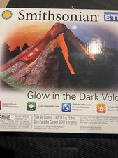 Smithsonian Glow in the Dark Giant Volcano Earth Science Open Box.