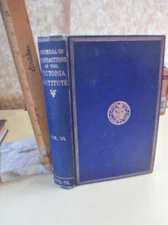 JOURNAL of TRANSACTIONS of The VICTORIA INSTITUTE,1872-73,Vol.6 Only
