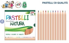 pastelli natura colorati 24 pezzi  matite colorate