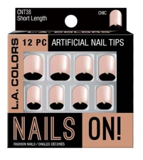 L.A. Colors Nails On Artificial Nail Tips CNT38 Chic
