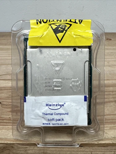 NEW SR3B5 INTEL XEON Processor Gold 6138 20-Core 2.00GHz 27.5MB 125W CPU